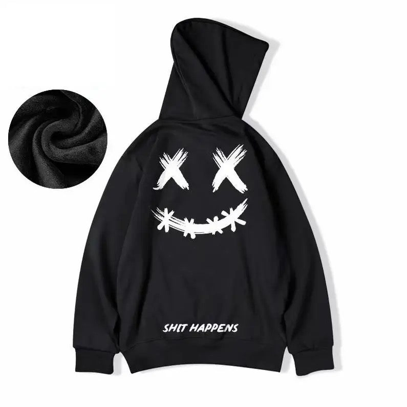 “Sh!t Happens” Trending Ghost Face Hoodie