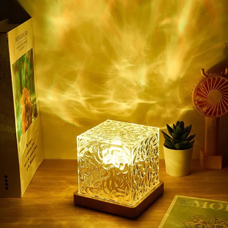 Aurora Cube Northern Lights Projector Lamp (16 Colors LED + Remote)