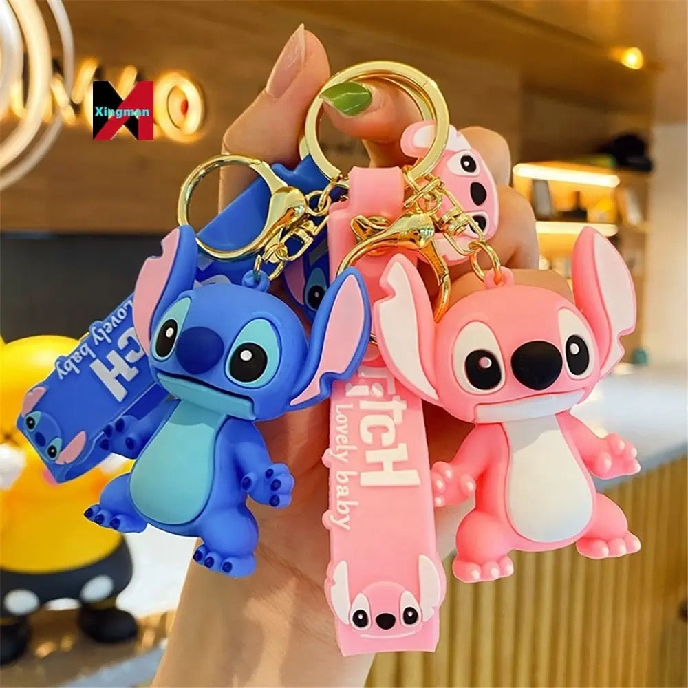 Stitch & Angel Adorable keychains