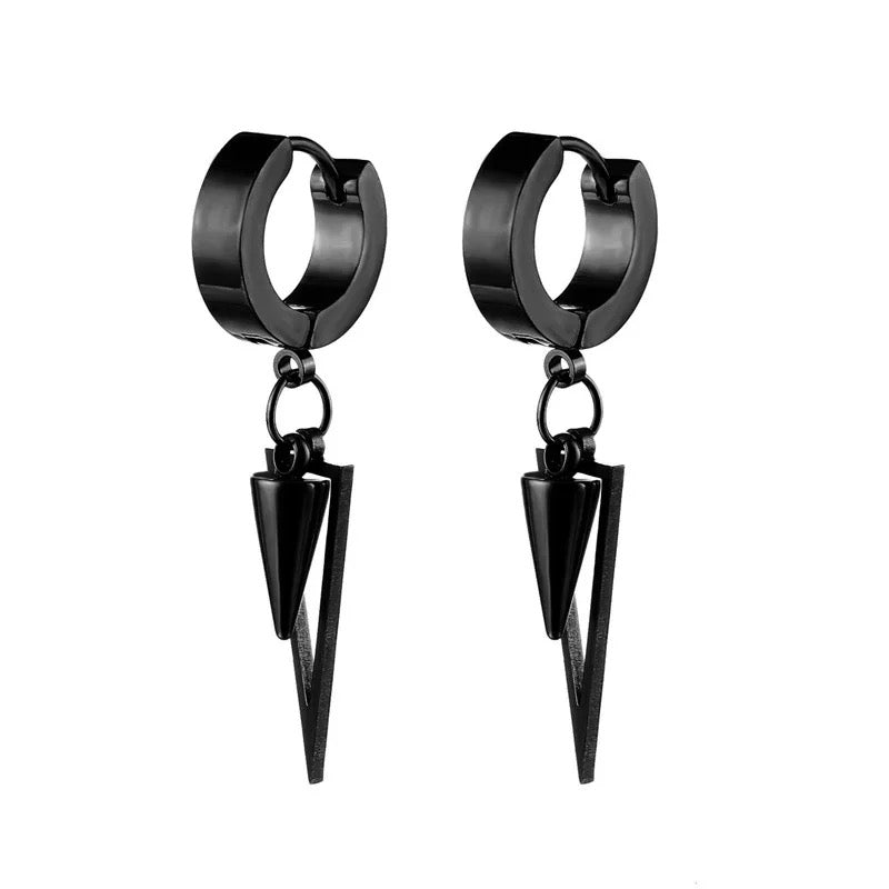 Unisex-Men’s Stainless Steel Earrings