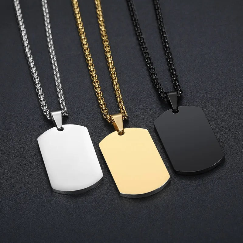 Customizable Stainless Steel Dog Tags with Engraving