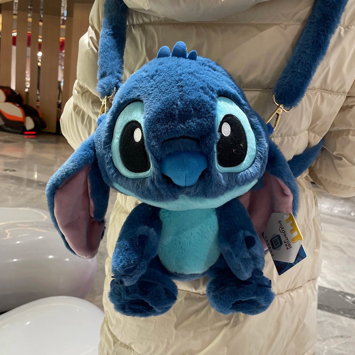 Disney Plush Stitch Mini Travel Kids Backpack