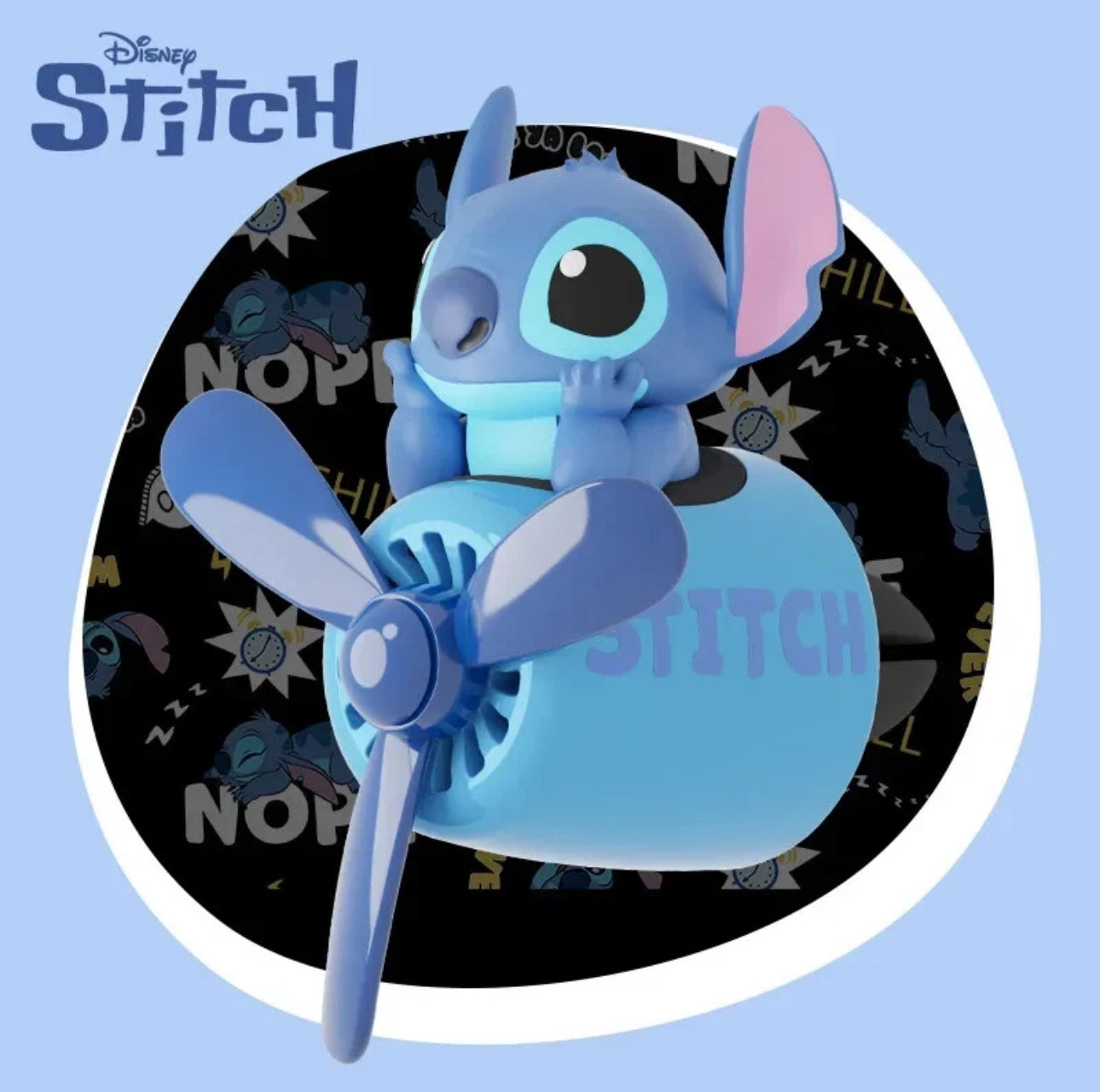 Disney Stitch Rotating Blade Car Air Freshener