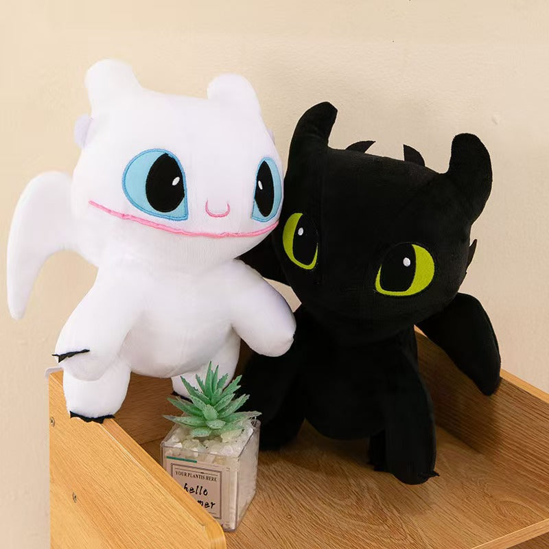 30cm Toothless Night Fury How to Train your Dragon (HTTYD) Plushies Pair