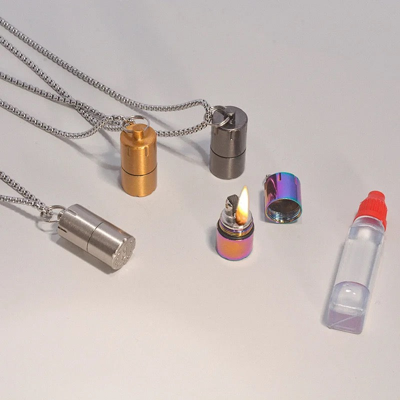 Stainless Steel Lighter Necklace