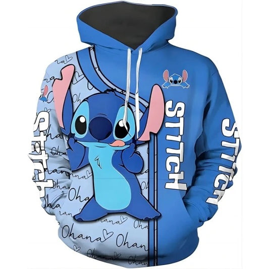 Stitch Hoodie (Blue)