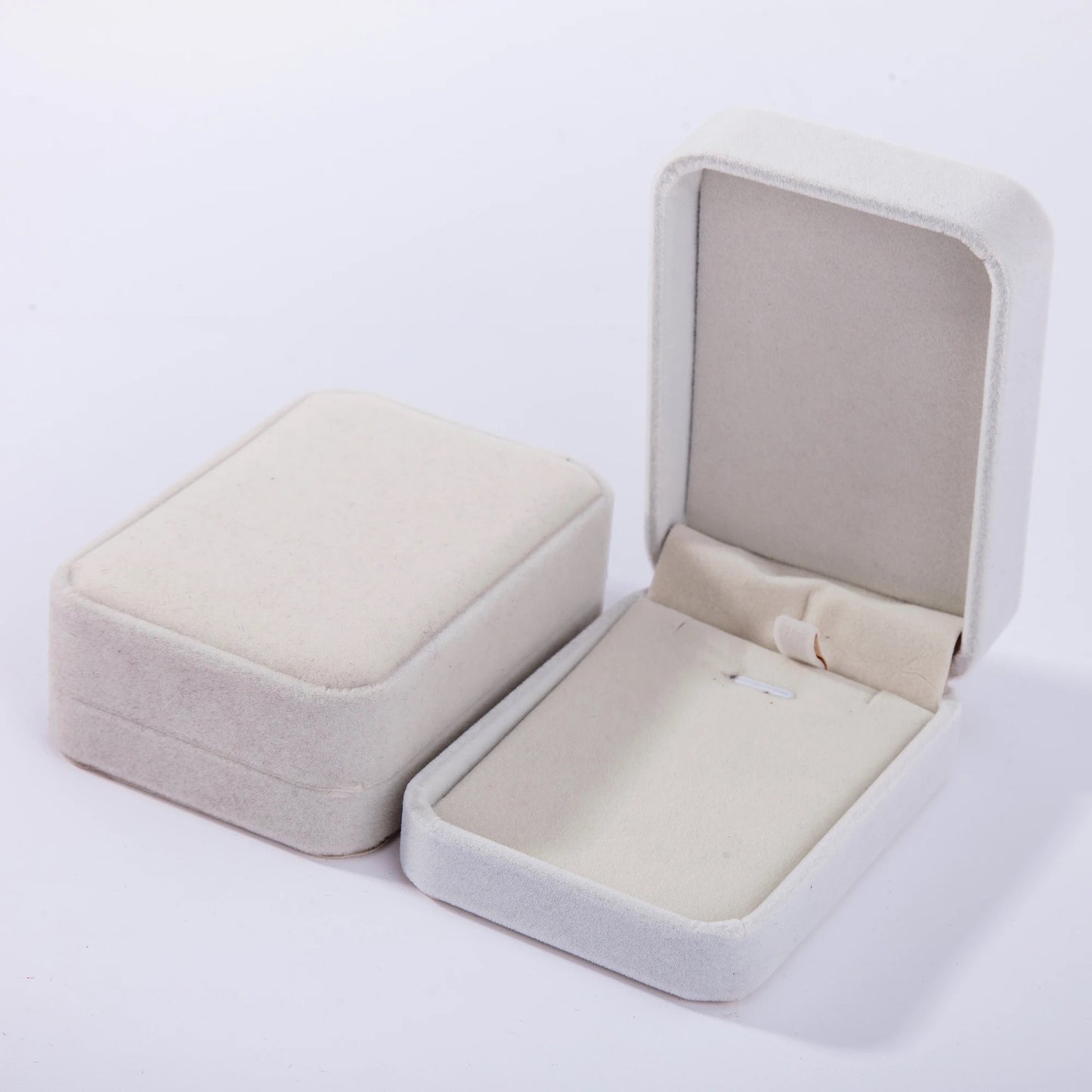 (Premium Packaging) High Quality Velvet Jewelry Set Box - Engagement Box