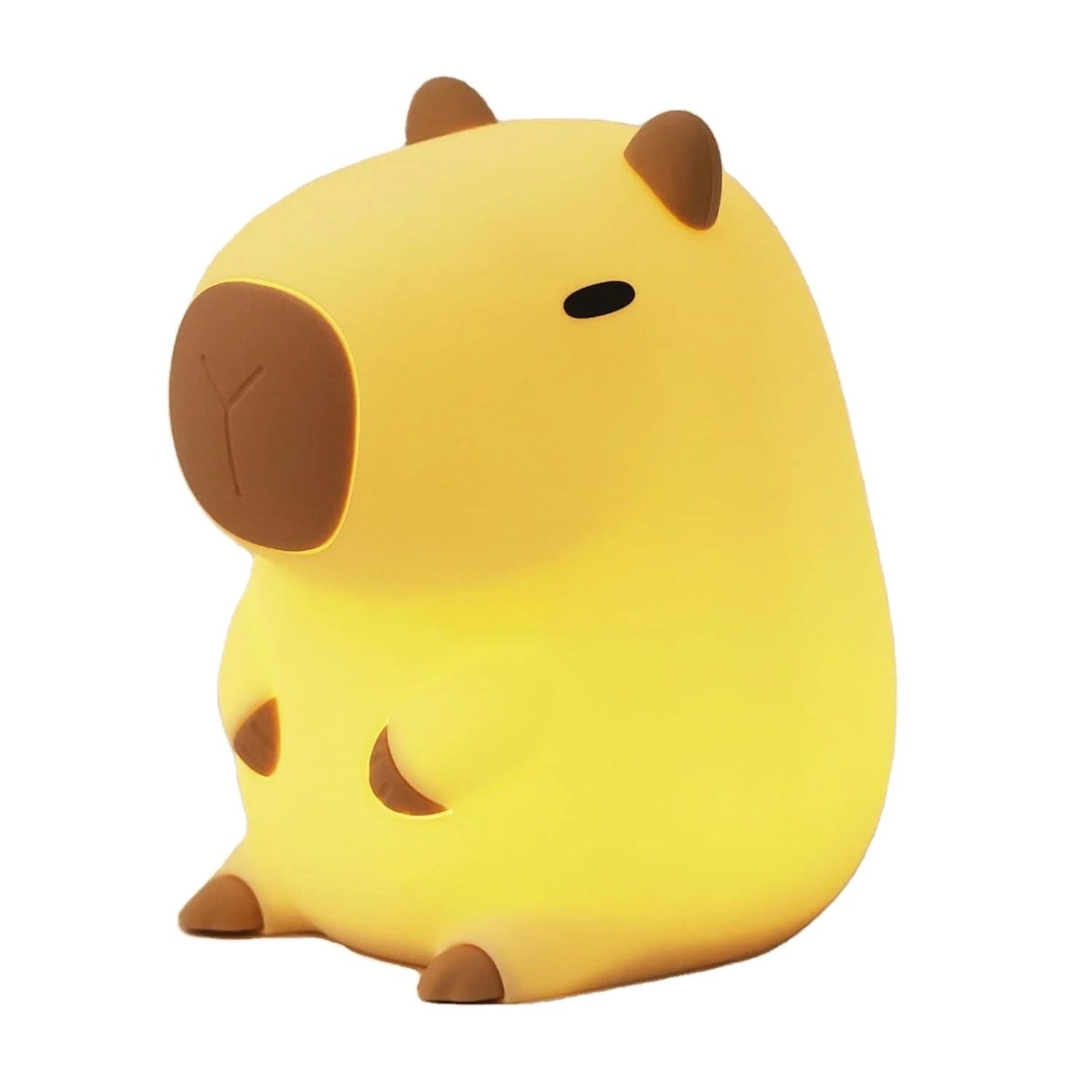 Adorable Squishy Silicone Animal Night Light (Capybara)