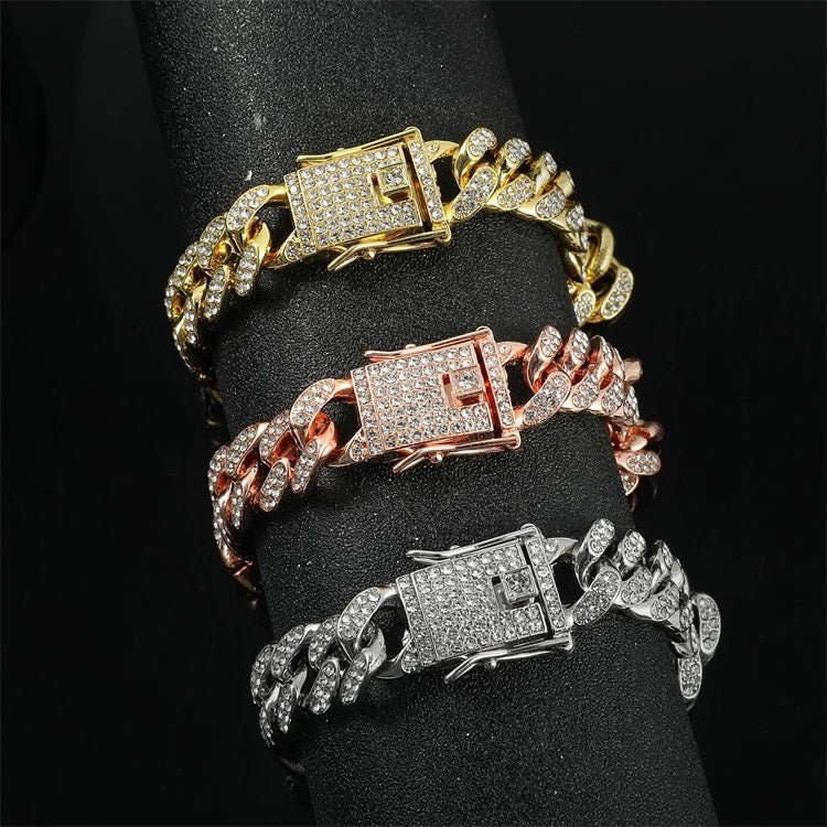 Miami Iced Cuban Links (Bracelets & Chains) 10mm