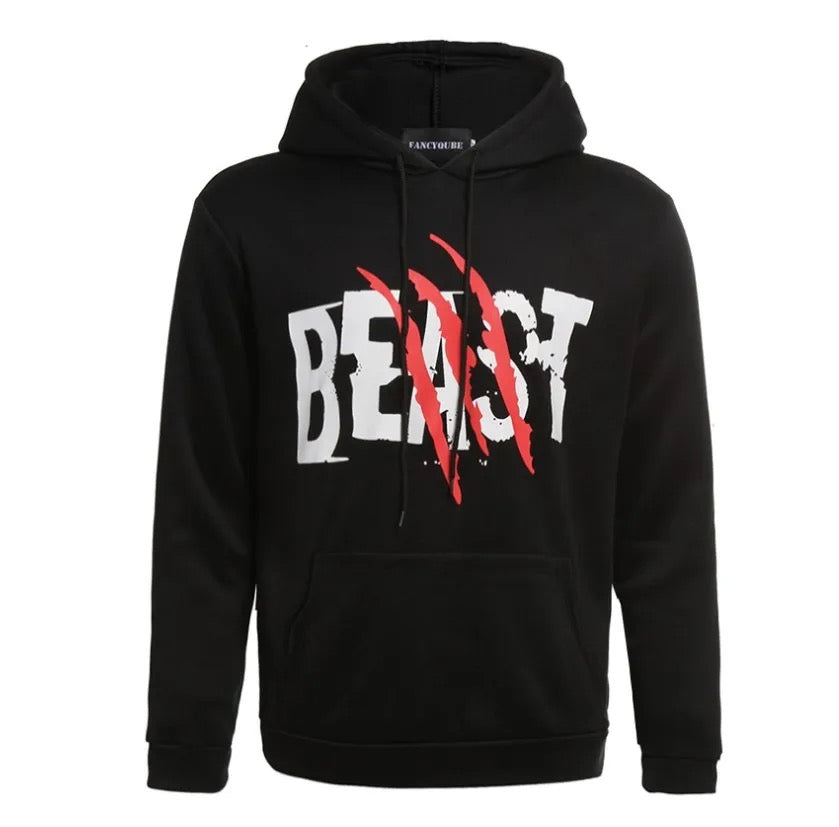 Beauty and Beast Matching Couples Hoodies 1pc