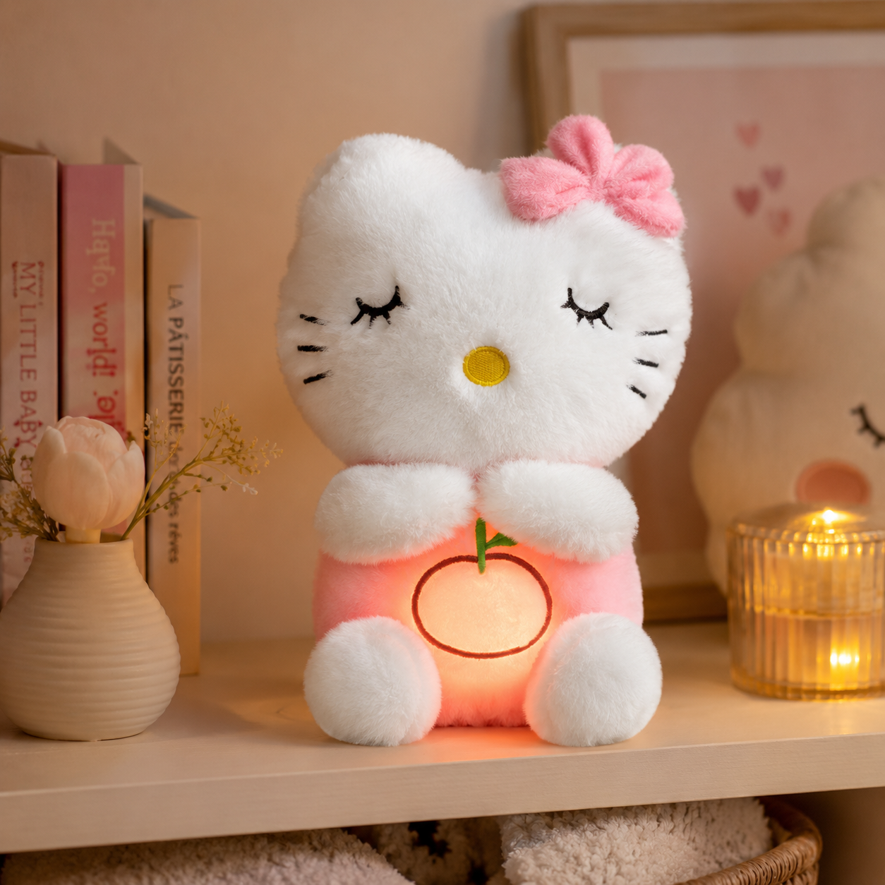 Hello Kitty Breathing Plushie with Soft Music