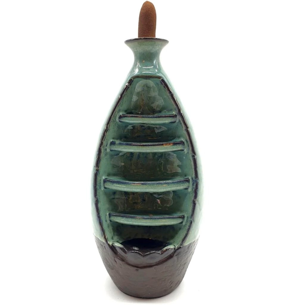 Back-Flow Incense Holder + 10 Free Incense Cones