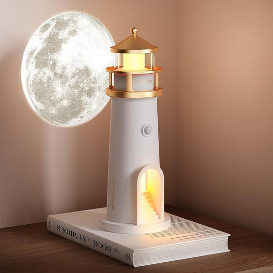 Moon Projector Lighthouse LED Table Lamp