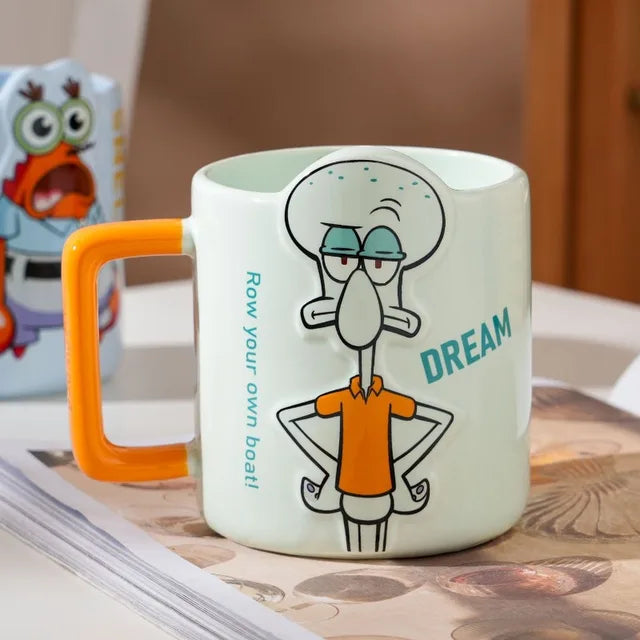 Official Branded SpongeBob Ceramic Mugs (500ml)