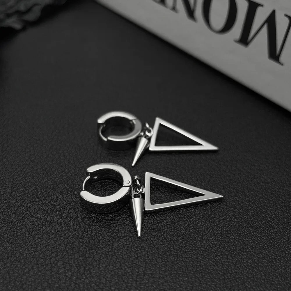 Unisex-Men’s Stainless Steel Earrings