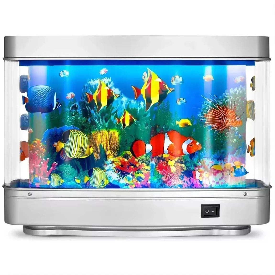 Artificial Rotating Aquarium Lamp Decor