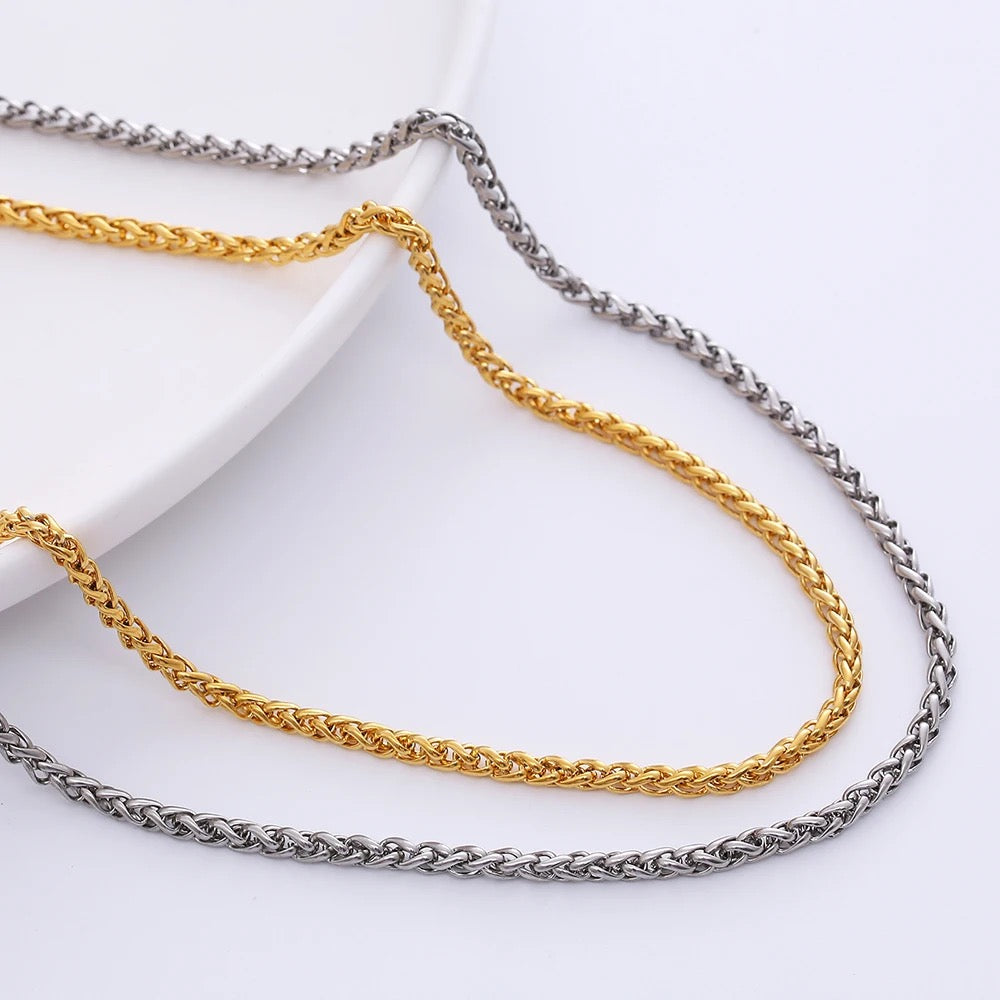 Stainless Steel 3mm Figaro Chain (24” - 60CM)