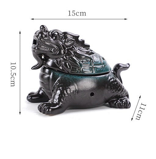 Ceramic Dragon Incense Holder