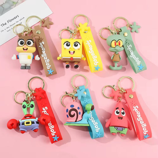 Spongebob Characters Adorable keychains