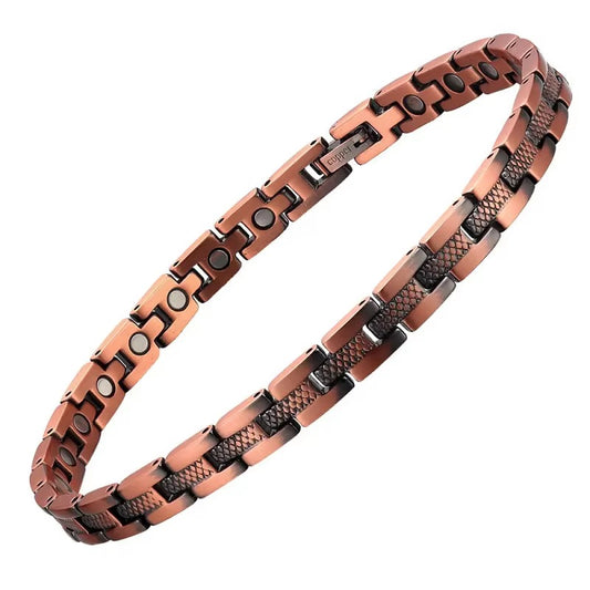 Ultra Strength Pure Copper Magnetic Anklet (99.99% Copper)