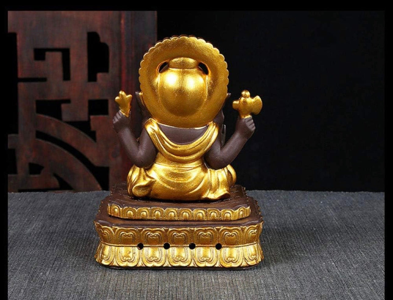 Religious Lord Ganesh Incense Holder (Regular / Coil Incense)