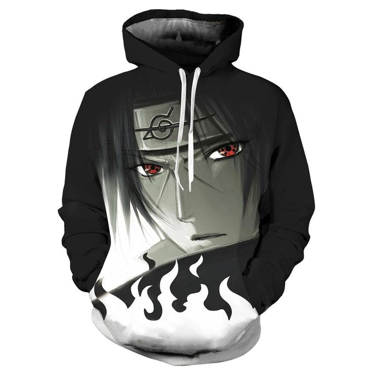 Anime Naruto Itachi 3D Print Polyester Hoodies