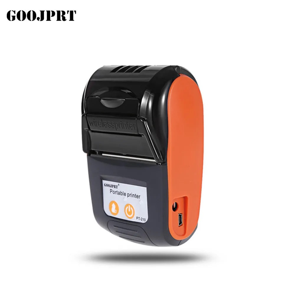 Mini 58mm Printer Portable Thermal Bluetooth Receipt Printer (+1 Free Paper Roll)