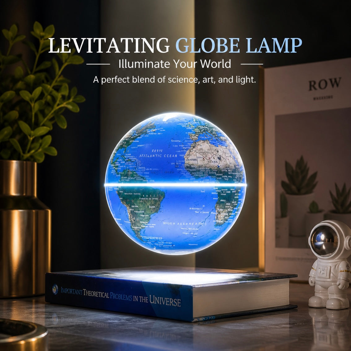 Magnetic Levitating / Floating Globe Ornament Lamp