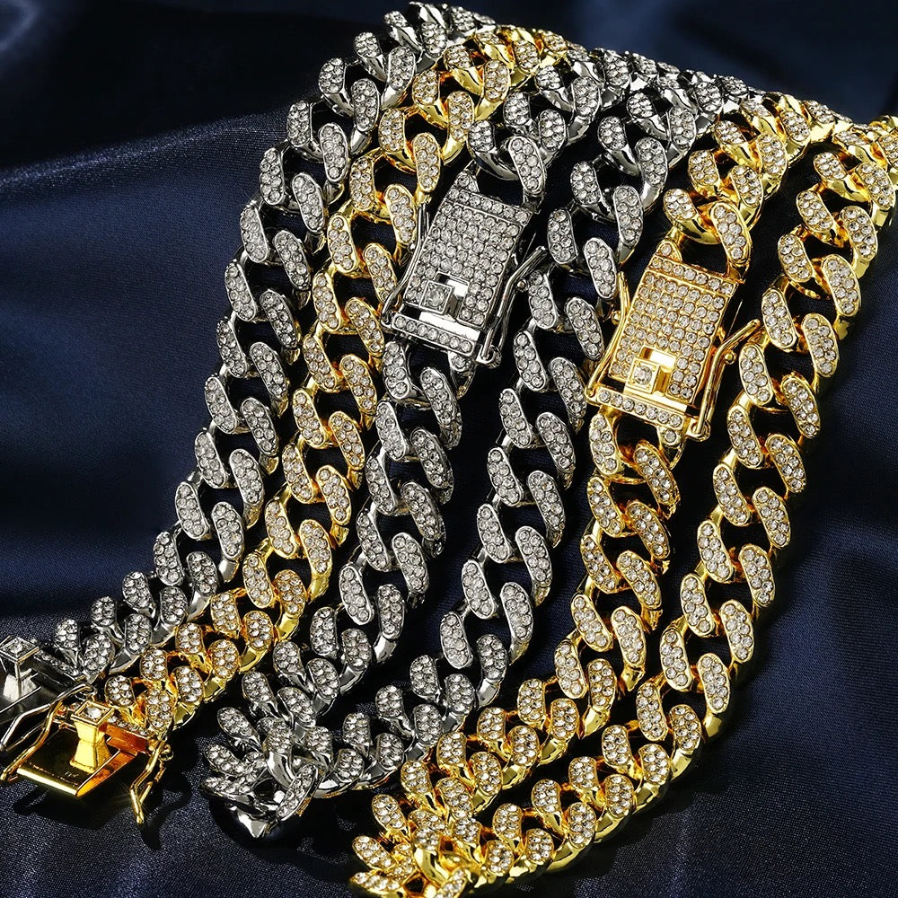 Miami Iced Cuban Links (Bracelets & Chains) 10mm