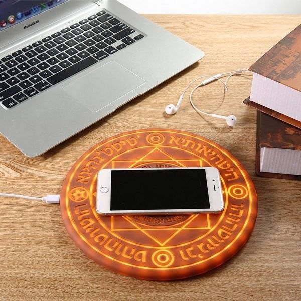 Doctor Strange Magic Array Wireless Charger Pad,10w Qi Fast Slim Wireless Charging Pad