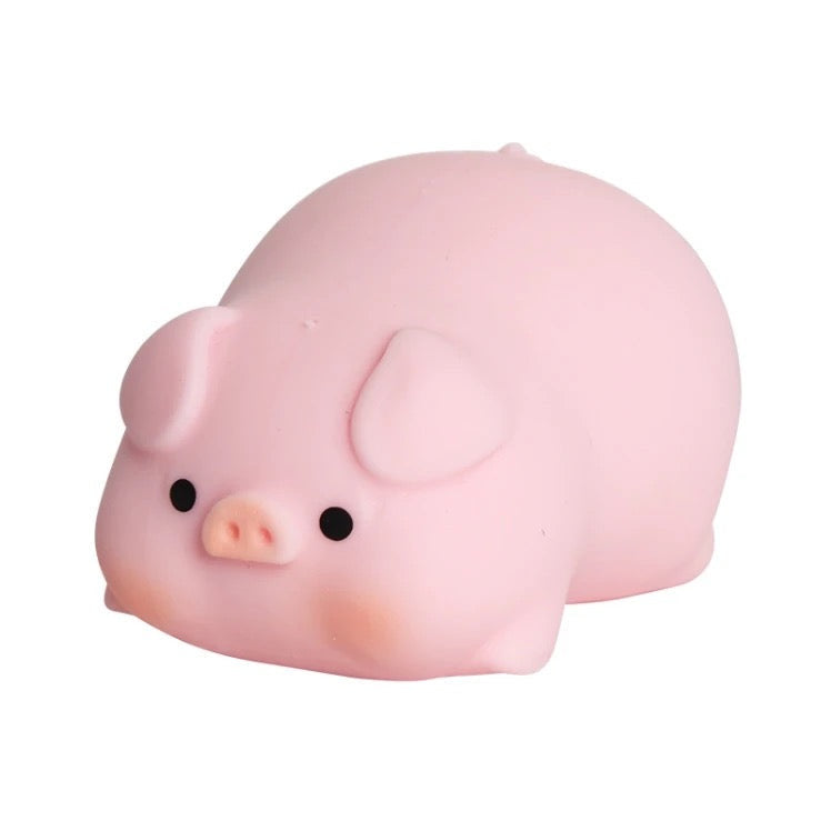 Adorable Squishy Silicone Animal Night Light (Pig)