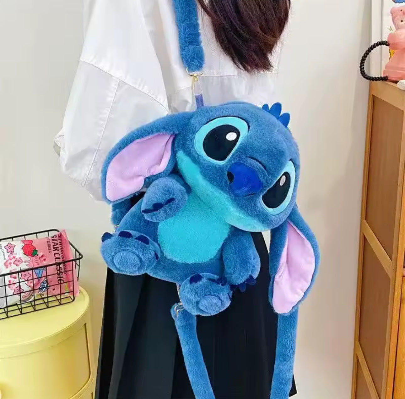 Disney Plush Stitch Mini Travel Kids Backpack