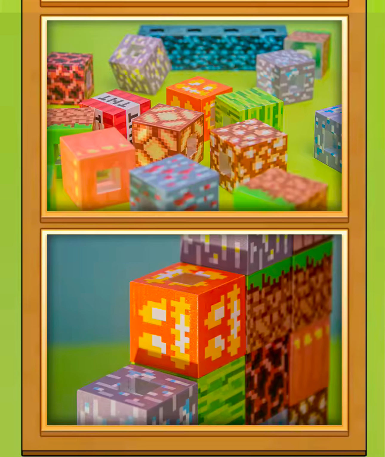 Building Block Minecraft Night Lamp