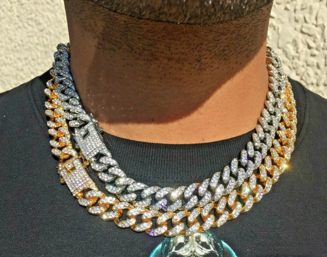 Miami Iced Cuban Links (Bracelets & Chains) 10mm