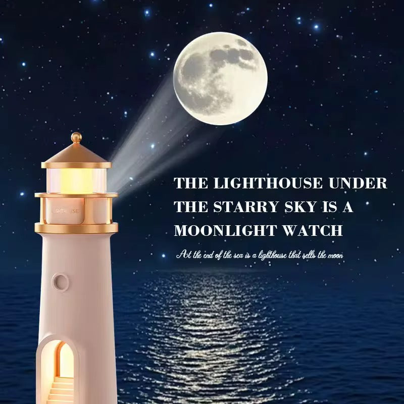 Moon Projector Lighthouse LED Table Lamp