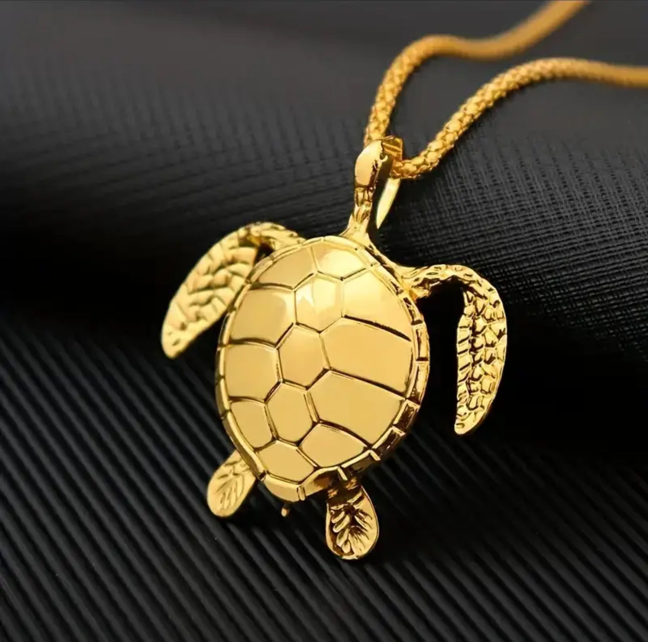 Stainless Steel Sea Turtle Necklace