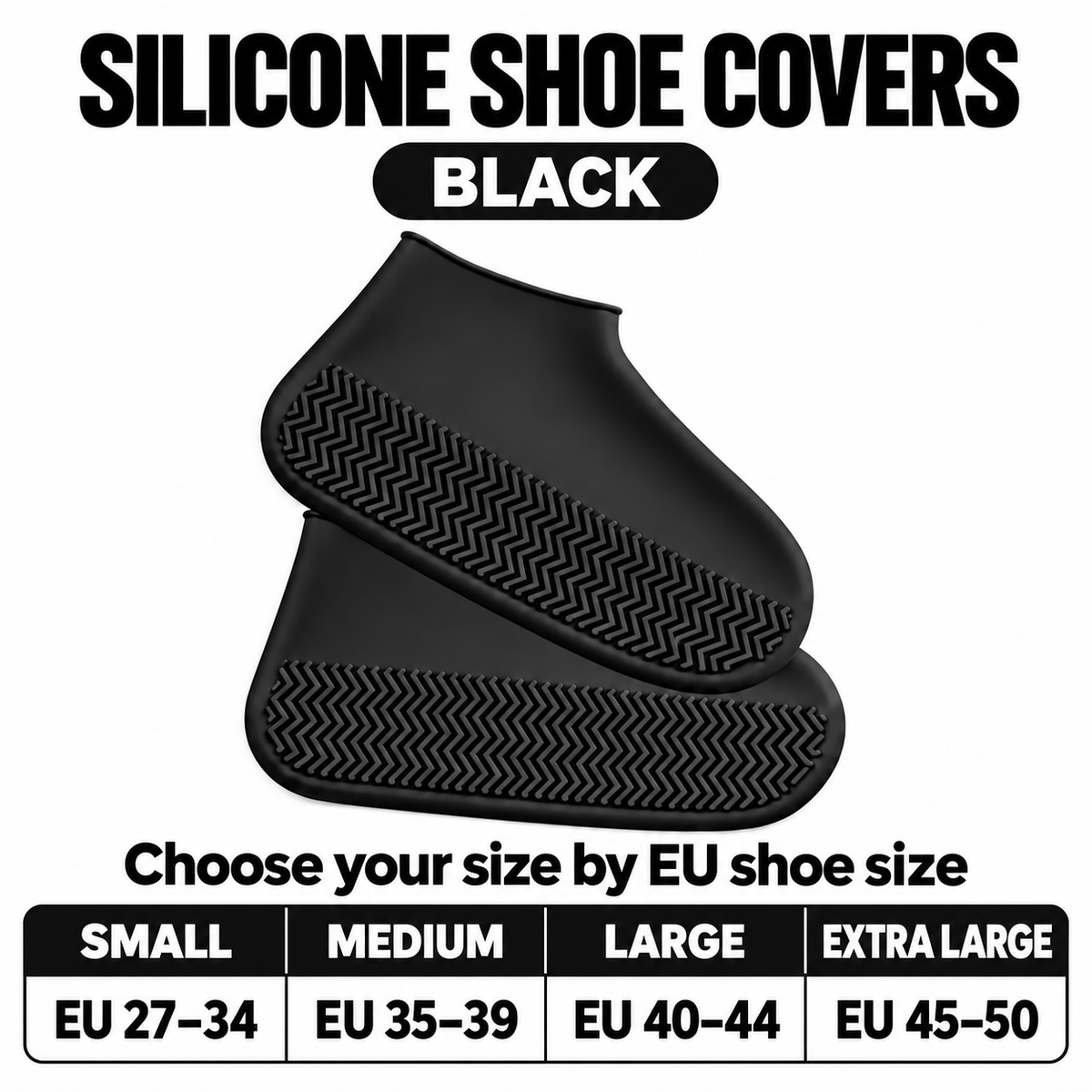 Reusable Silicone Waterproof Shoe Covers