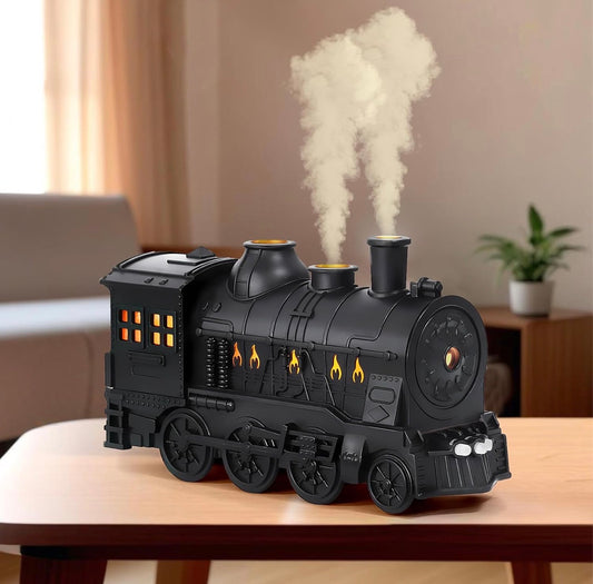 Train-Shaped 300 mL Humidifier & Essential Oil Diffuser with Remote