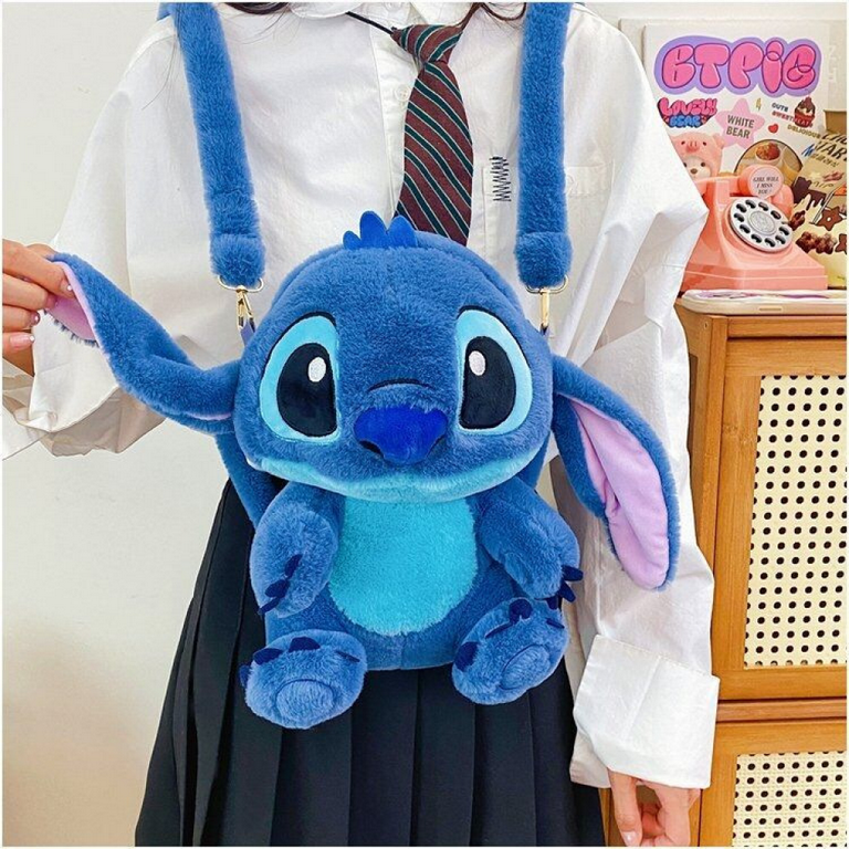 Disney Plush Stitch Mini Travel Kids Backpack