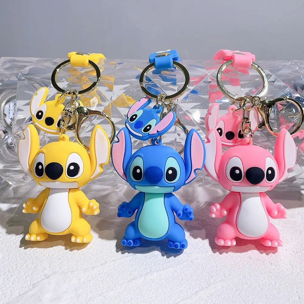 Stitch & Angel Adorable keychains