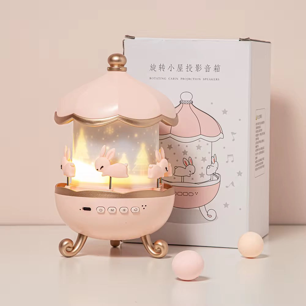 Films Projector Carousel Decoration Rotating Kindergarten LED Kids Bedroom Night Light