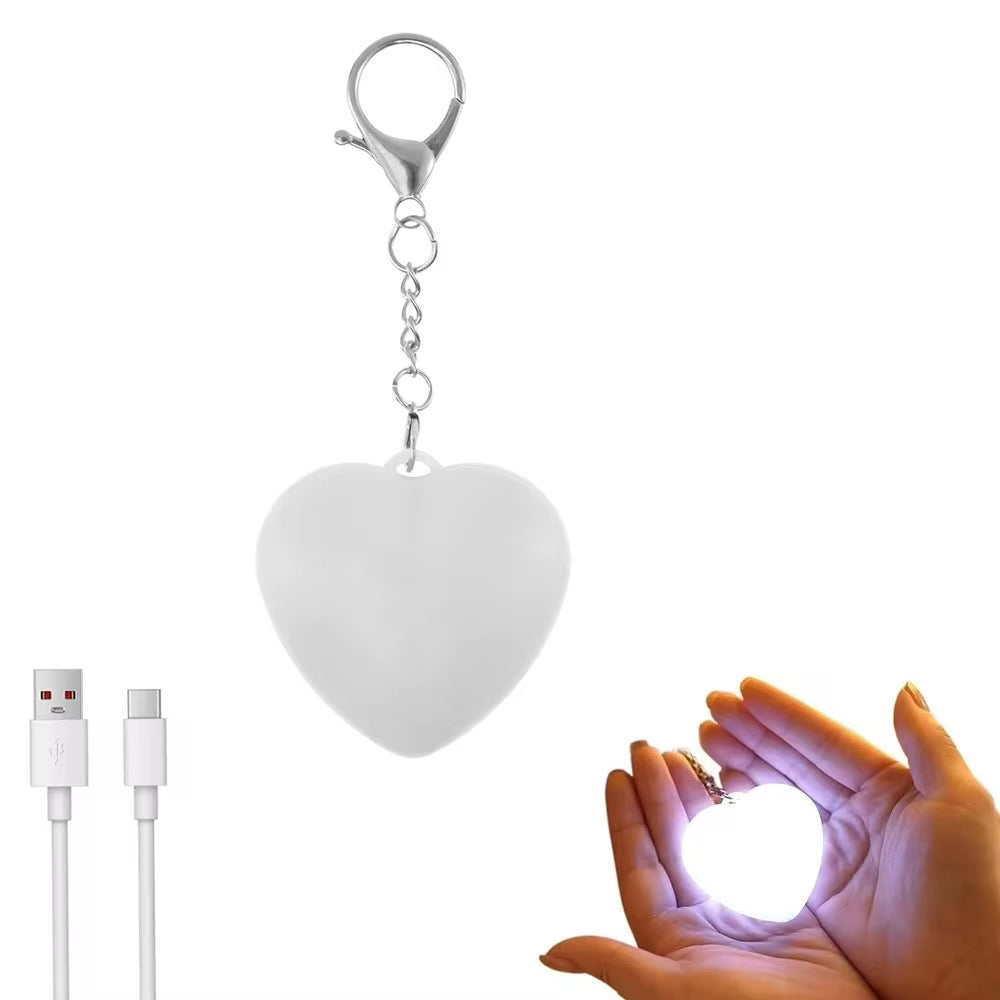 LED Heart Hand Bag Sensor Touch Lamp (USB Rechargeable)