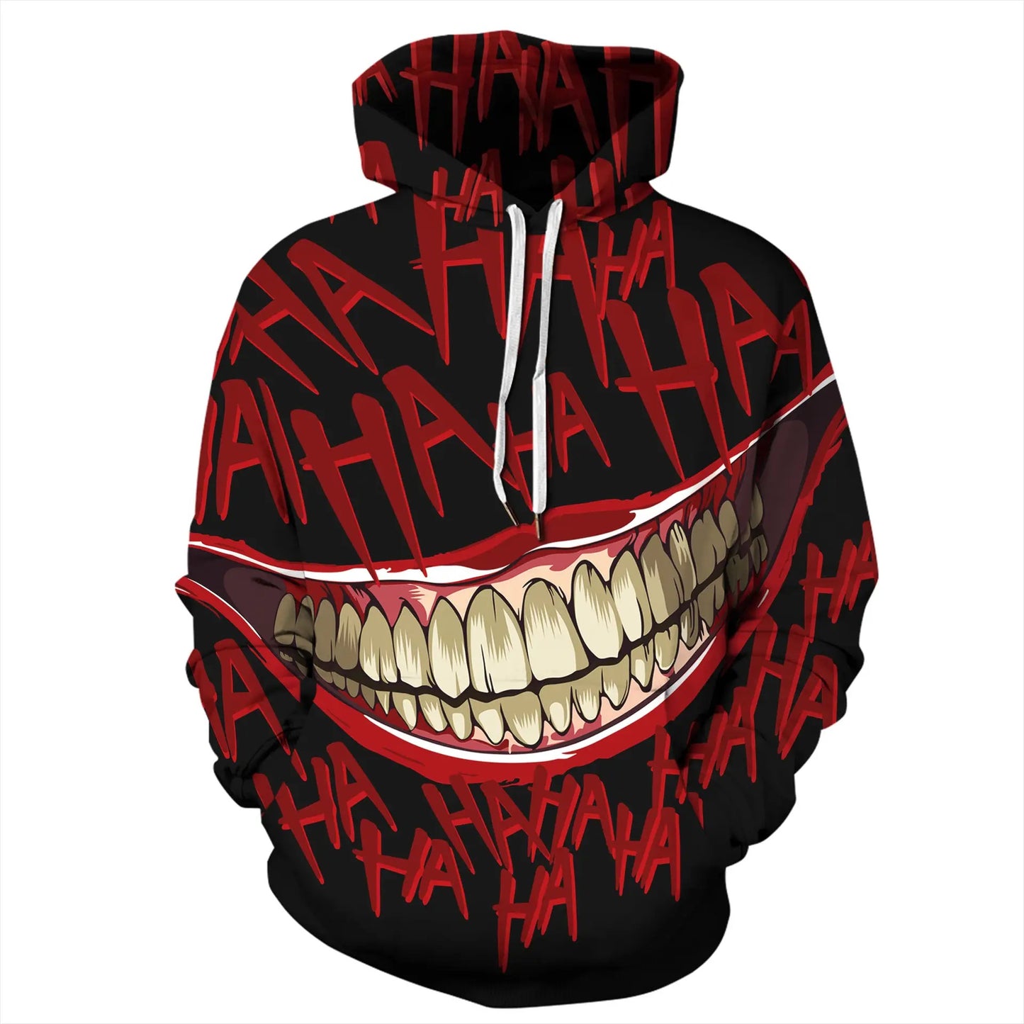 Joker Smile 3D Print Polyester Hoodies