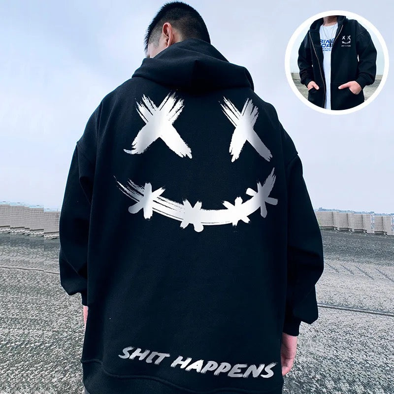 “Sh!t Happens” Trending Ghost Face Hoodie