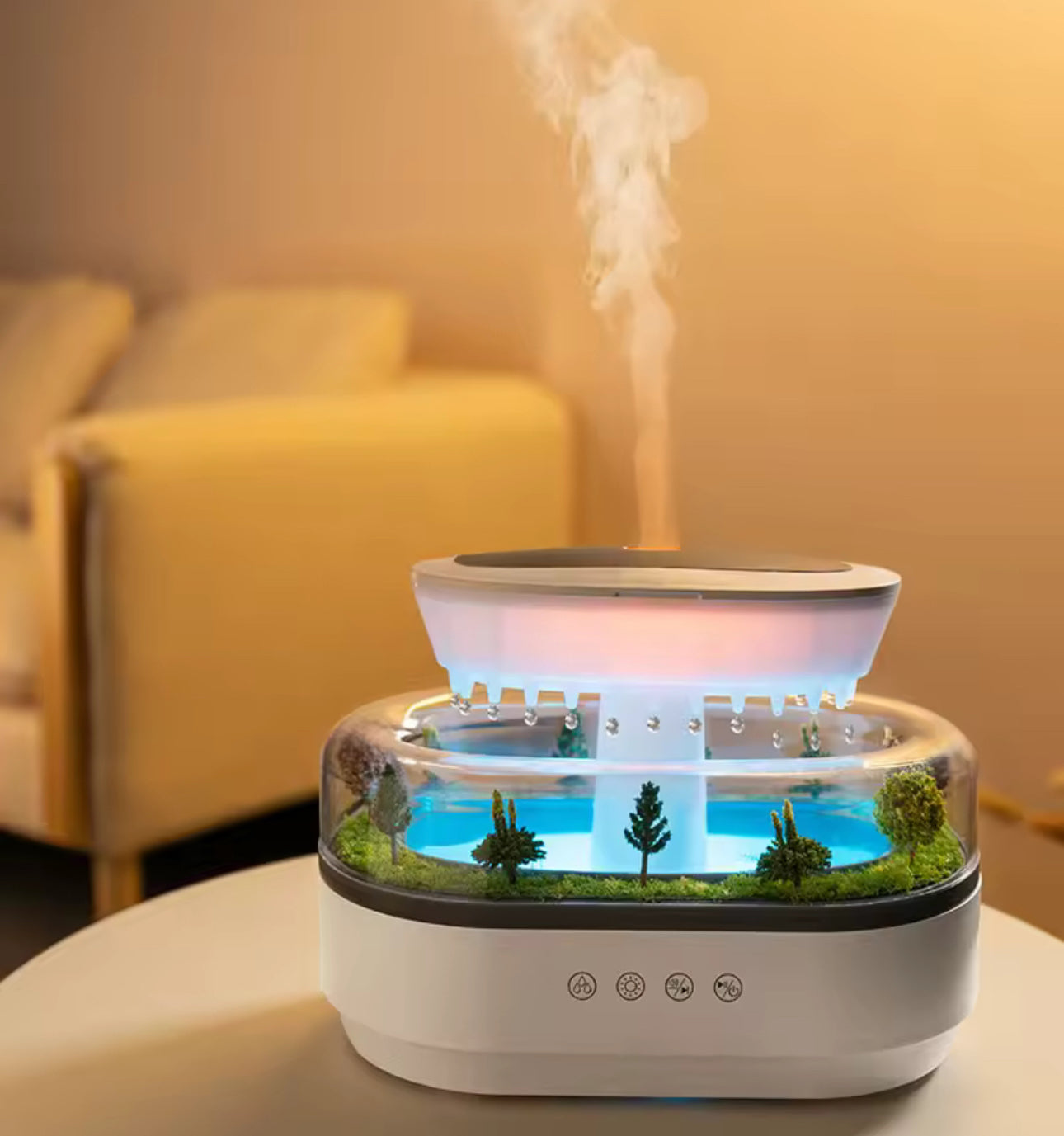 Forest Landscape Rain Drop Humidifier / Diffuser