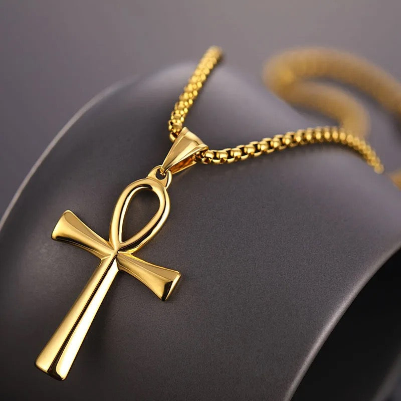 Stainless Steel Ankh Necklace