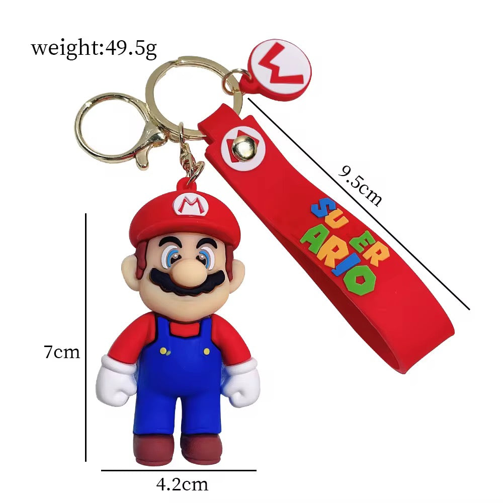 Mario & Luigi Keychains