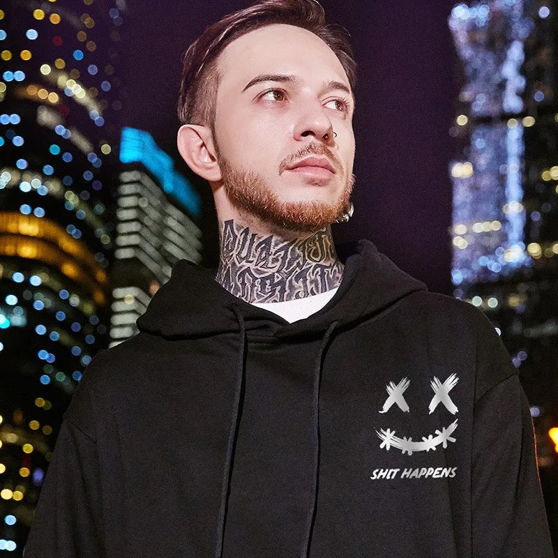 “Sh!t Happens” Trending Ghost Face Hoodie