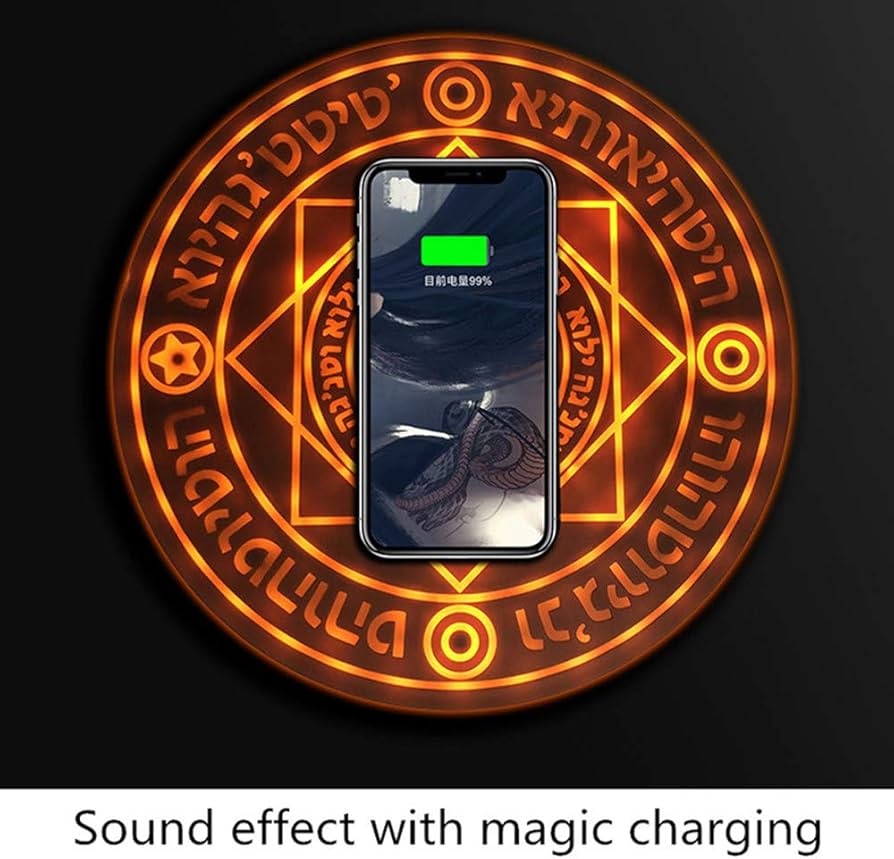 Doctor Strange Magic Array Wireless Charger Pad,10w Qi Fast Slim Wireless Charging Pad