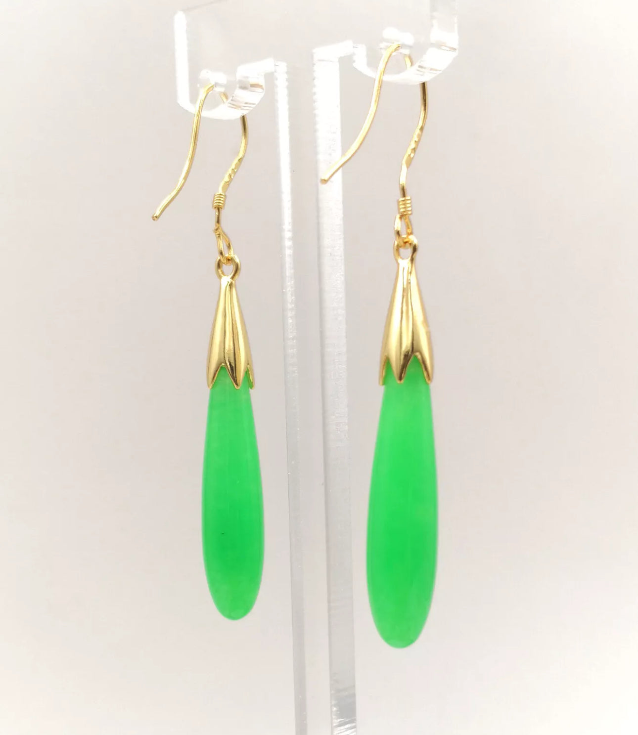 Jade Drop Earrings